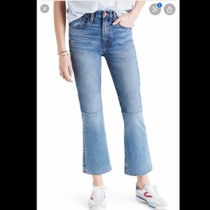 Madewell Retro Crop Bootcut - Two Tone